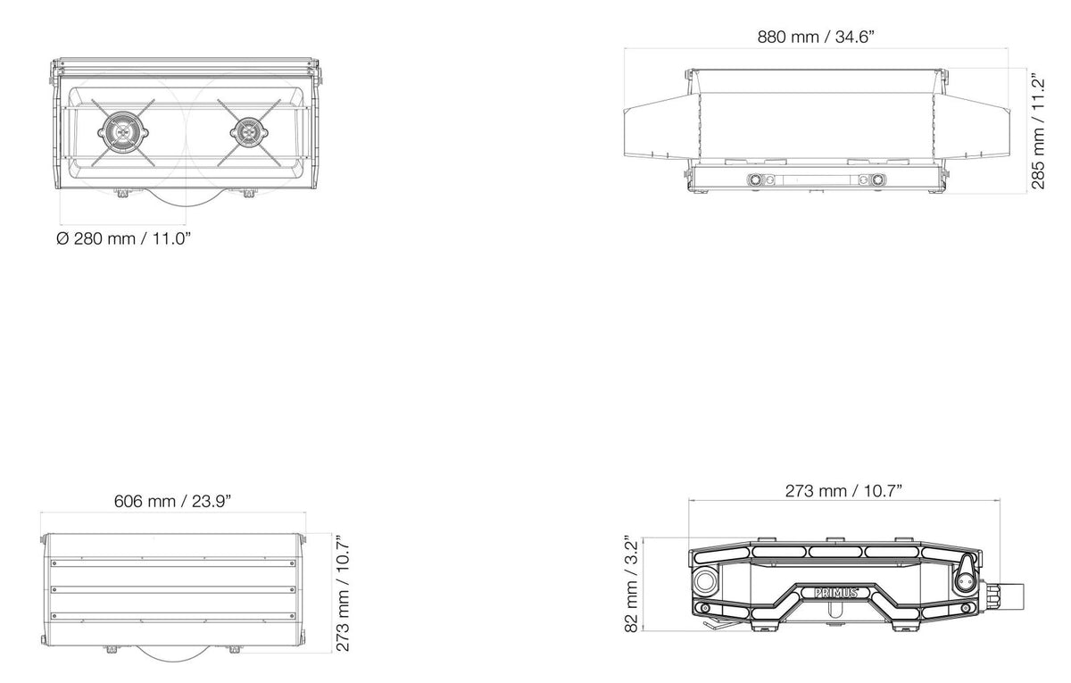 Primus Alika Camping Stove - Dual Burner Portable