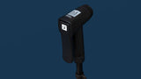 Dual Charger Floor Pump - Red