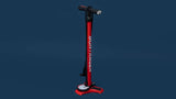 Dual Charger Floor Pump - Red
