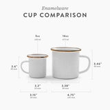 Enamelware Dining Collection - Eggshell (2 Sets)