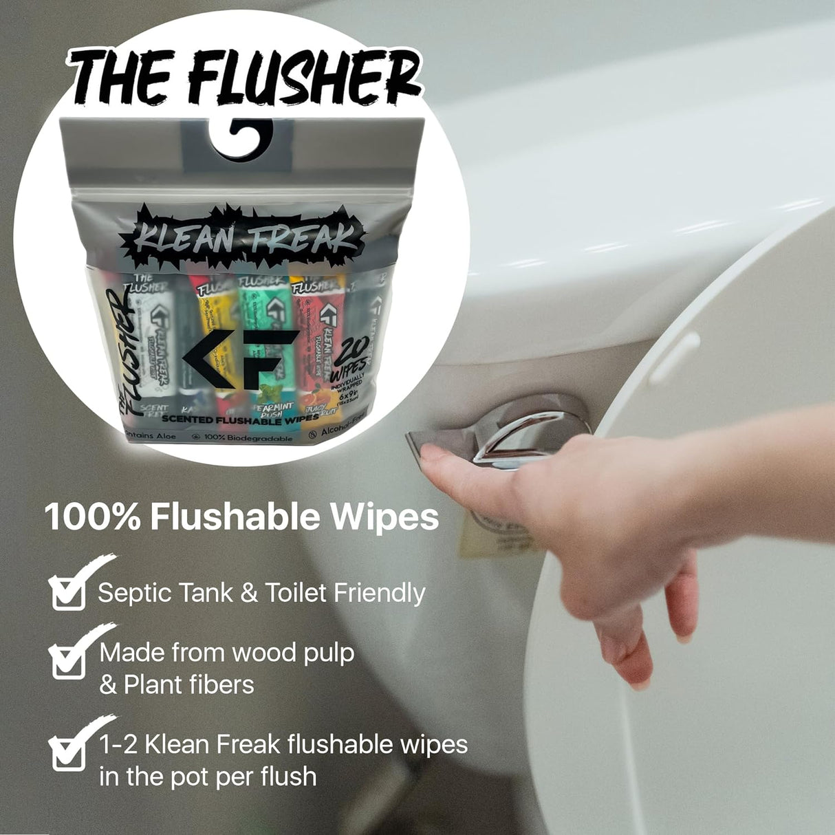 Klean Freak The Flusher - 20 Pack