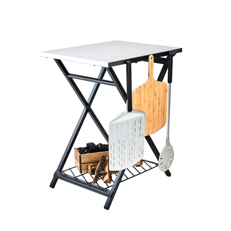 Ooni Folding Table Stainless Steel Portable Prep Station