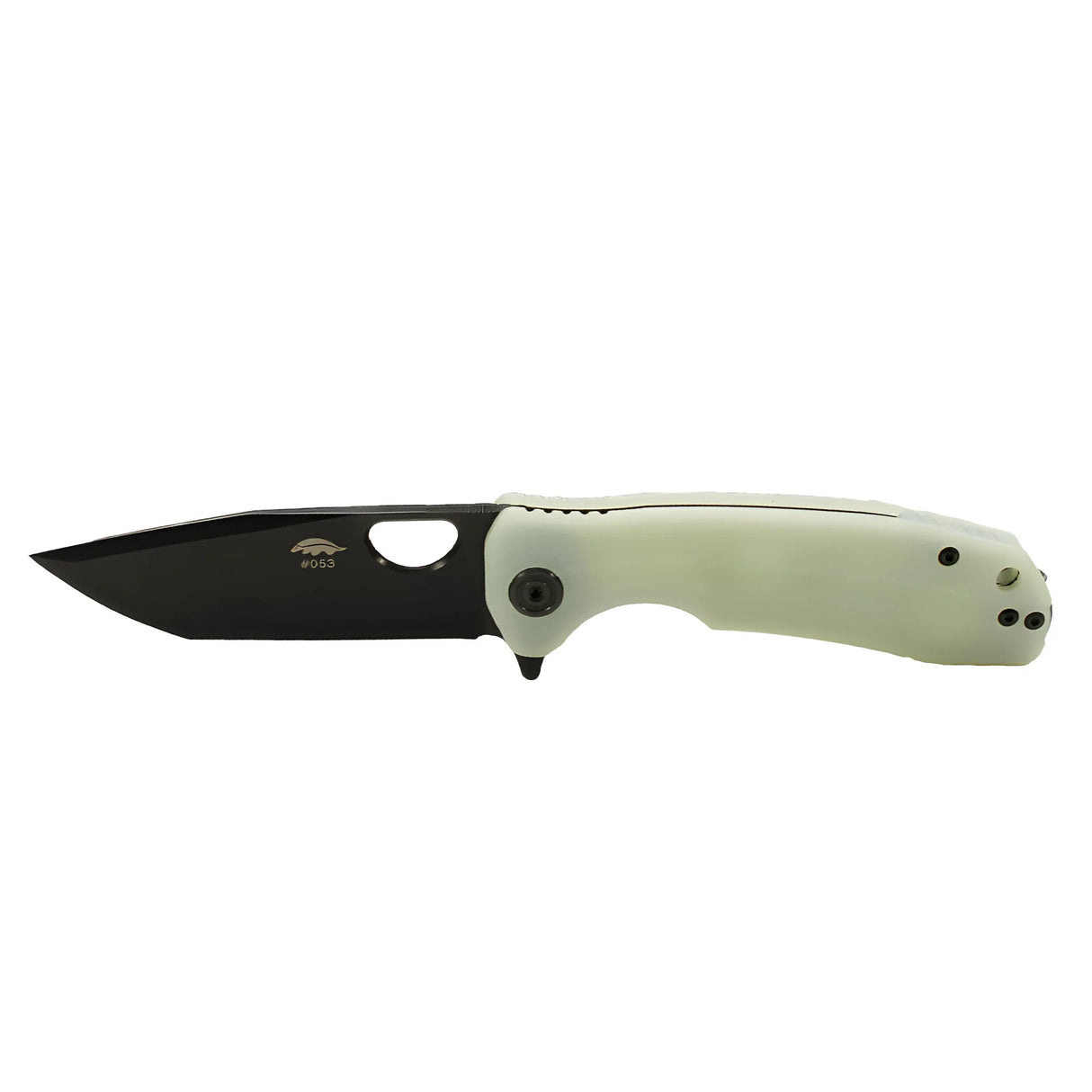 Limited Edition Tanto Black DLC D2 Jade G10 - Medium Jade