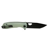 Limited Edition Tanto Black DLC D2 Jade G10 - Medium Jade