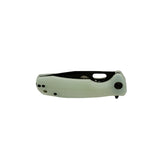 Limited Edition Tanto Black DLC D2 Jade G10 - Medium Jade