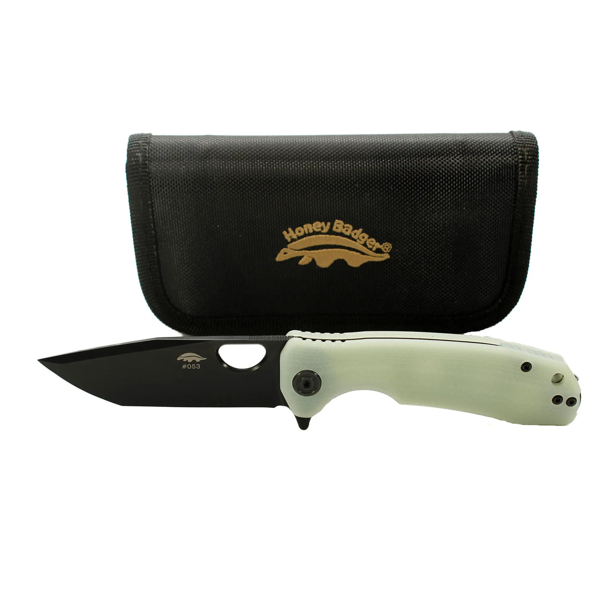 Limited Edition Tanto Black DLC D2 Jade G10 - Medium Jade