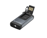 Ledlenser Flashlight K4R Rechargeable Keychain Light with USB charging port, compact and portable design.