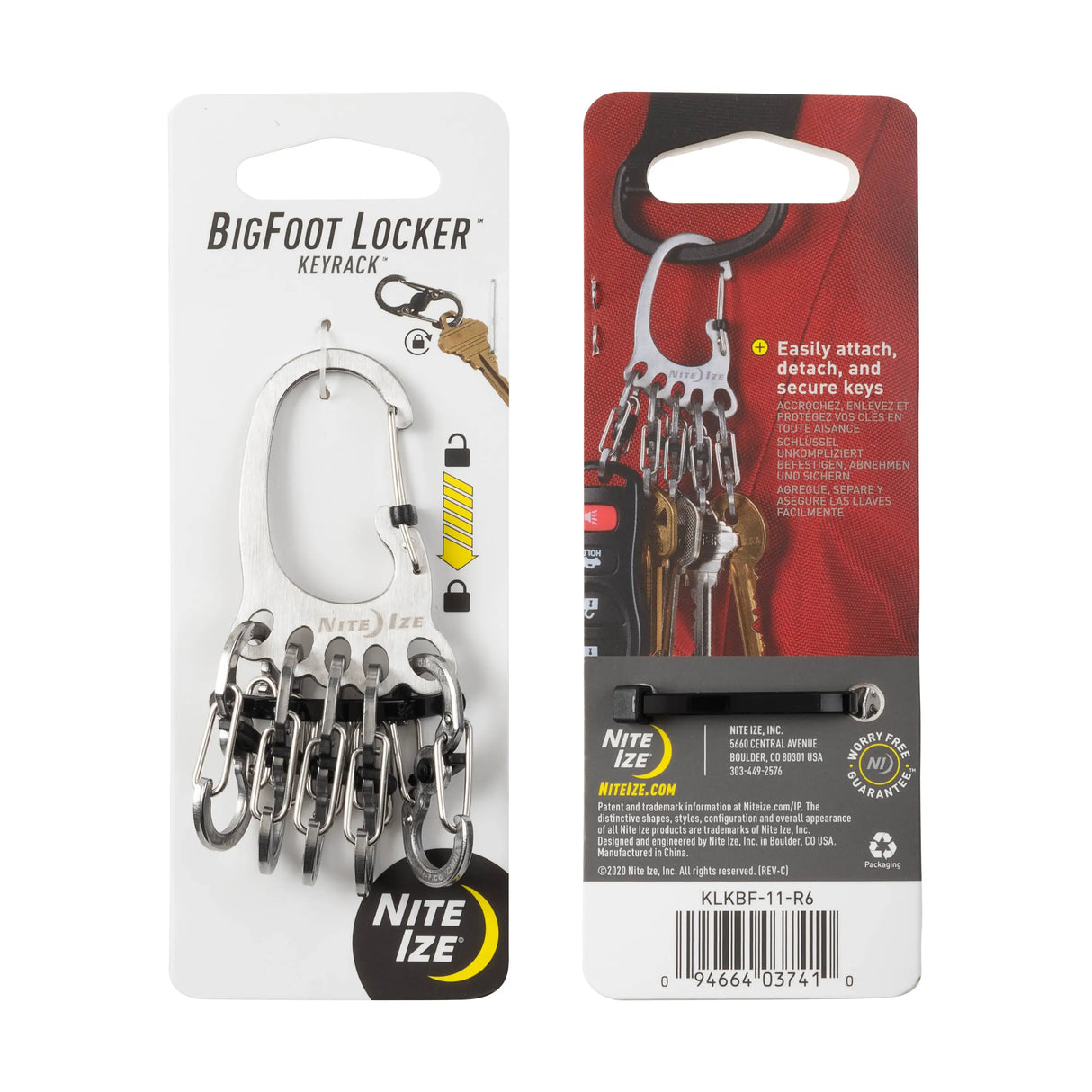 Bigfoot Locker™ Keyrack™ Stainless Steel - Stainless