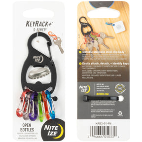 Nite Ize Keyrack+ S-Biner Multi Key Rack System