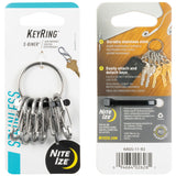 Nite Ize Keyring Steel S-Biner Durable Key Clip