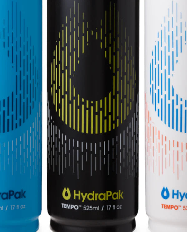 HydraPak Tempo Bottle - 18 oz / 525 ml (3-Pack)