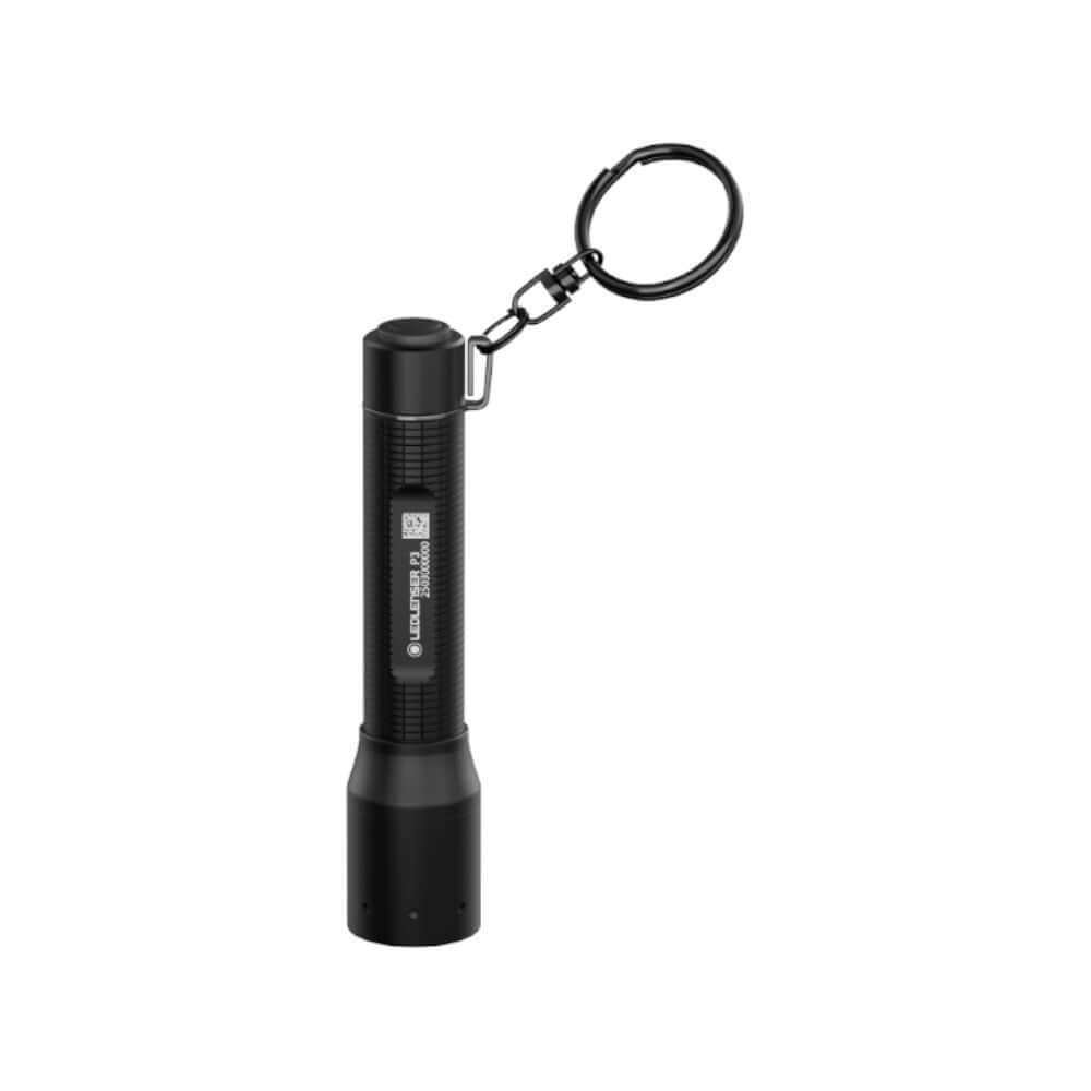 P3 tiny key flashlight with focus, featuring durable housing and advanced focus system.