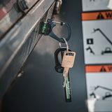 SlideLock 360 Magnetic Locking Dual Carabiner (Blue)