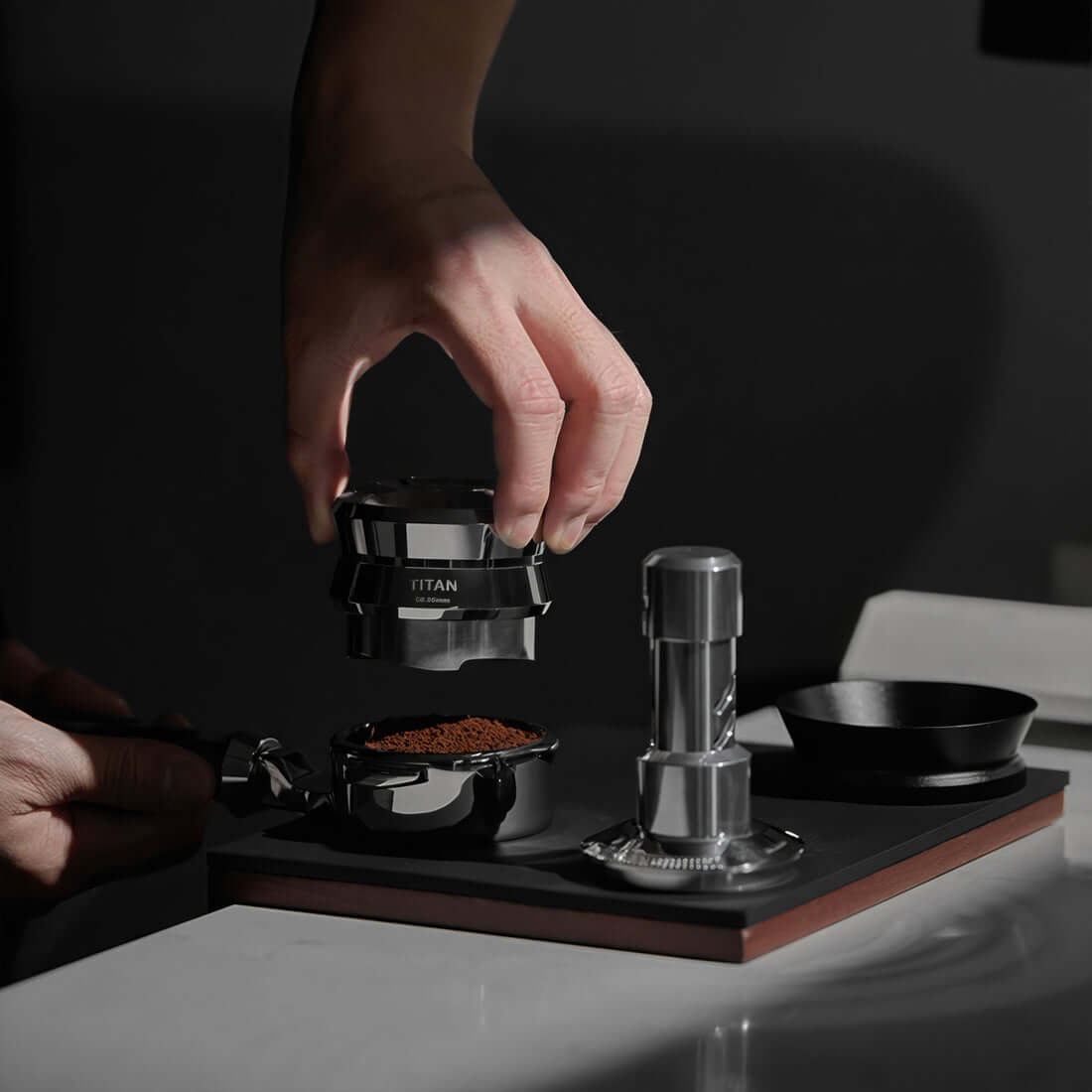 Muvna Titan Distributor 58mm Adjustable Coffee Leveler