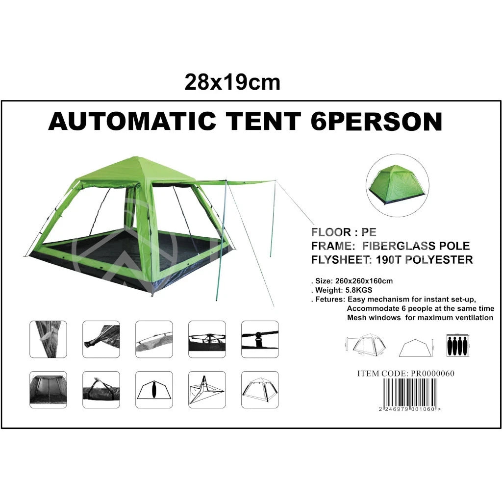 Automatic Tent - 6-Person