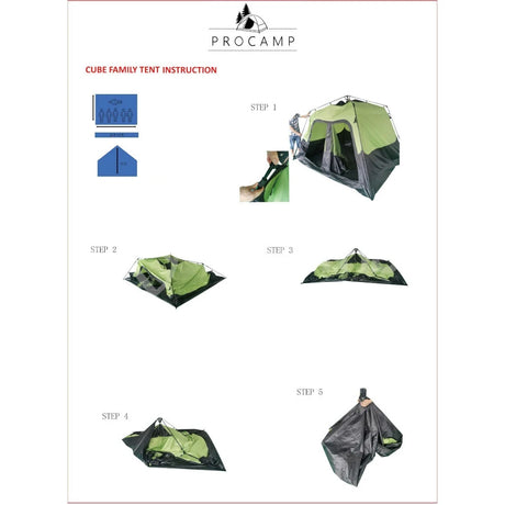 Cube 6 Person Family Tent