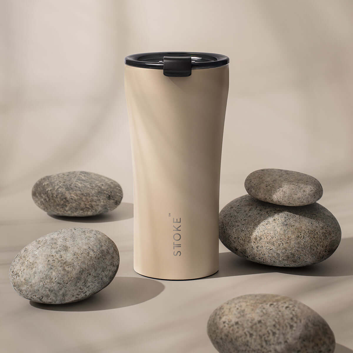 Sttoke Earth Series 12 oz Leakproof Ceramic Cup