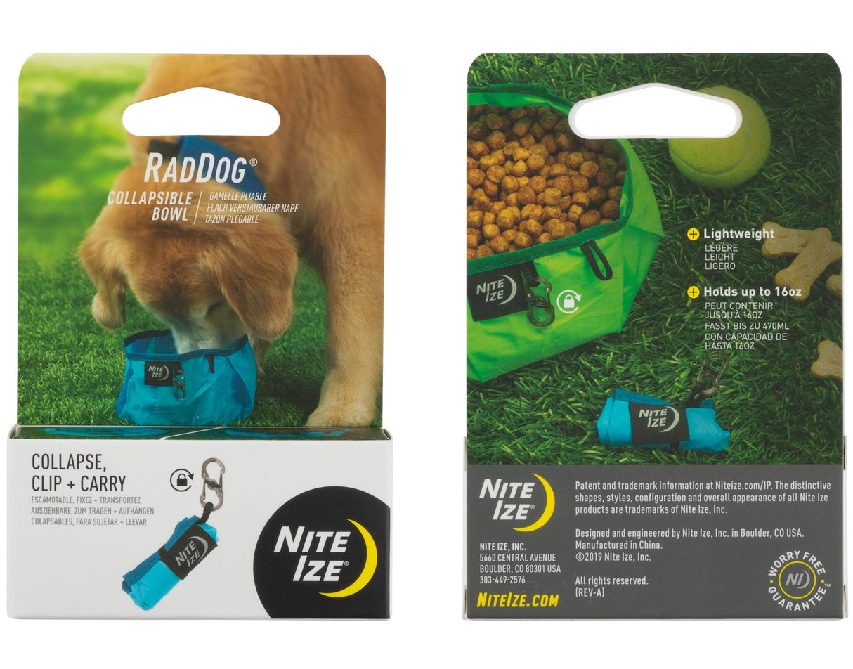 Nite Ize RadDog Collapsible Bowl Foldable Hiking Dish