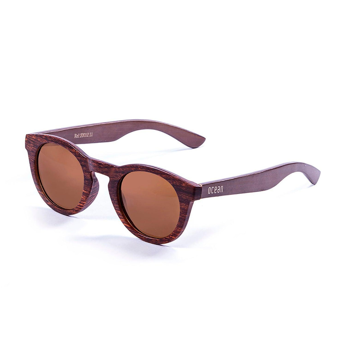 San Francisco Wood Round Designer Sunglasses