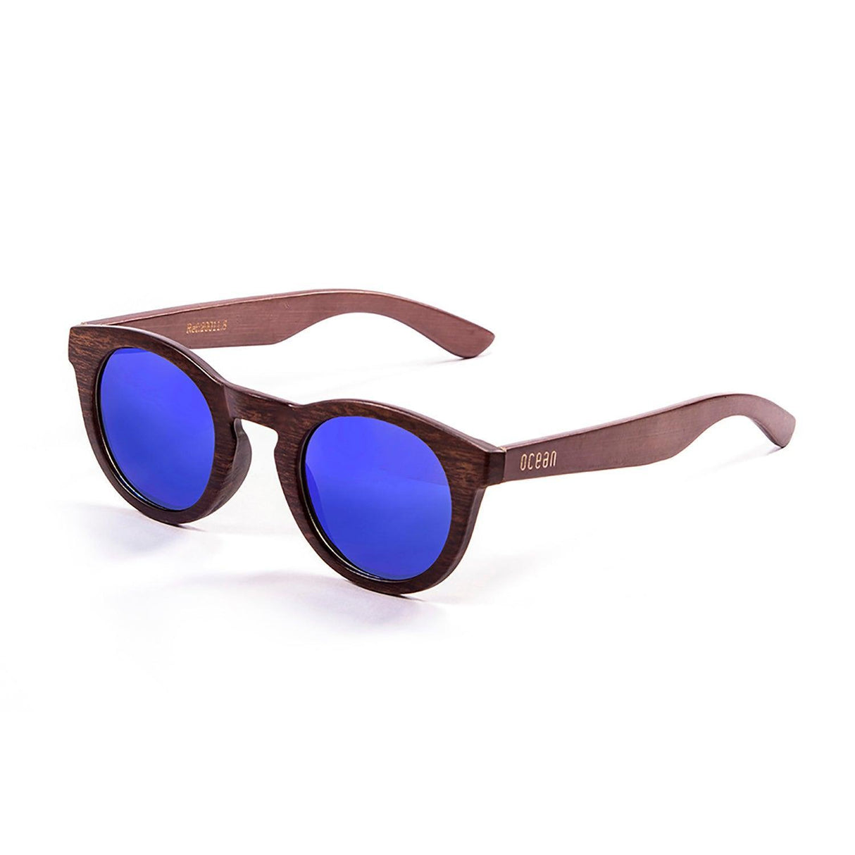 San Francisco Wood Round Designer Sunglasses