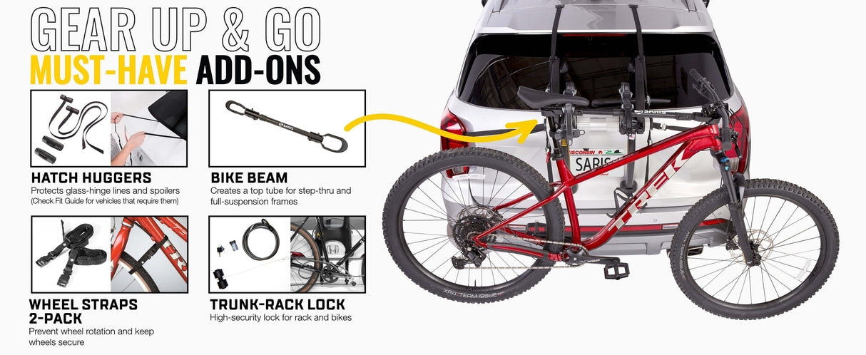 Bones EX 2-Bike Trunk Rack