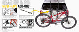 Bones EX 2-Bike Trunk Rack