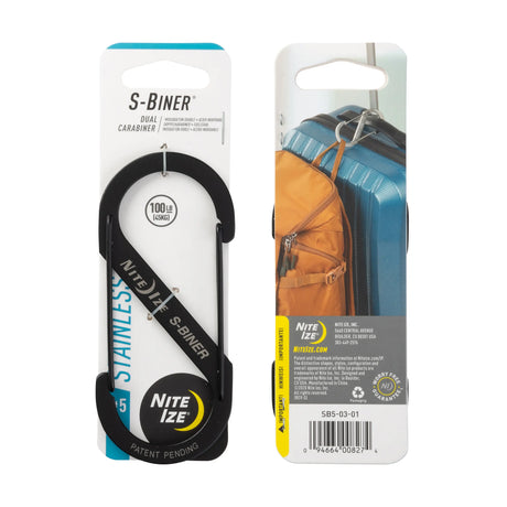 Nite Ize S-Biner Dual Carabiner Clip - Stainless Steel