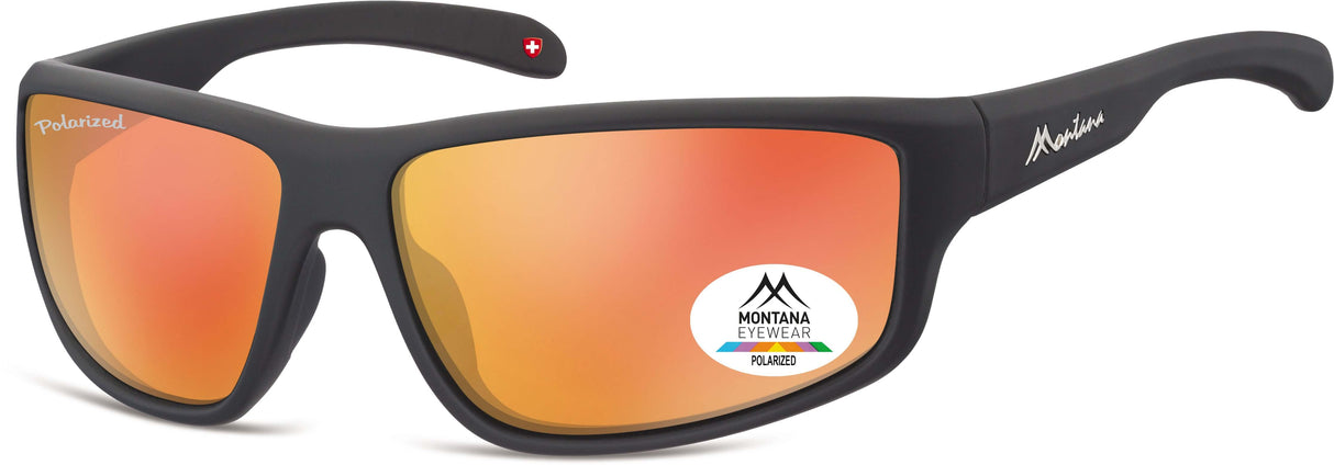 Polarized Lenses Rubbertouch Sport Sunglasses
