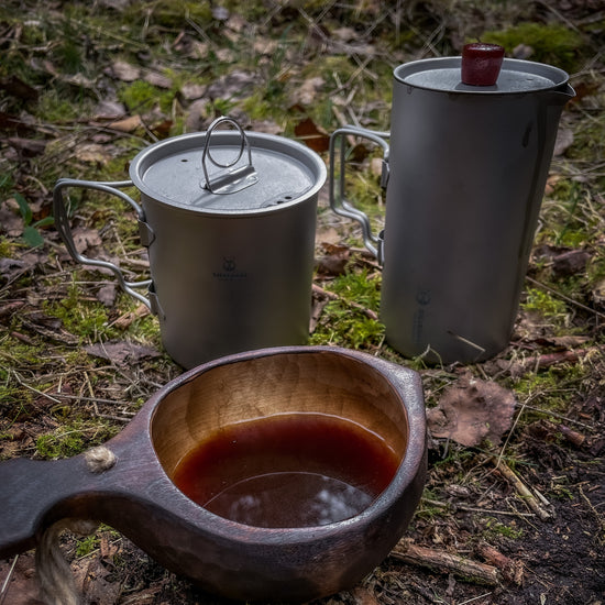 Ultralight Titanium Cup With Lid