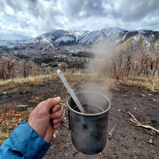 Ultralight Titanium Cup With Lid