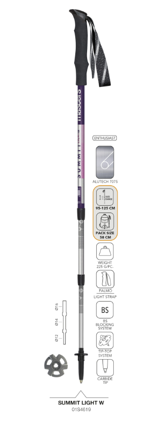 Masters Summit Light W Women Trekking Poles Adjustable