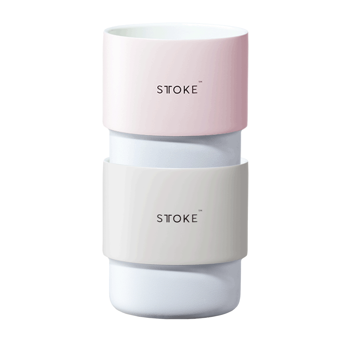 Sttoke Swirl 7 oz Ceramic Home Coffee Cup - Dishwasher Safe