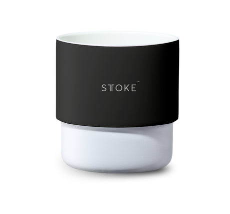 Sttoke Swirl 7 oz Ceramic Home Coffee Cup - Dishwasher Safe