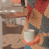 Sttoke Swirl 7 oz Ceramic Home Coffee Cup - Dishwasher Safe