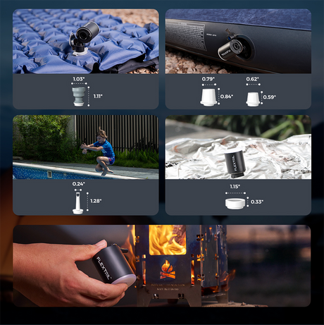 Flextail Tiny Pump X 2024 Mini Camping Mattress Inflator