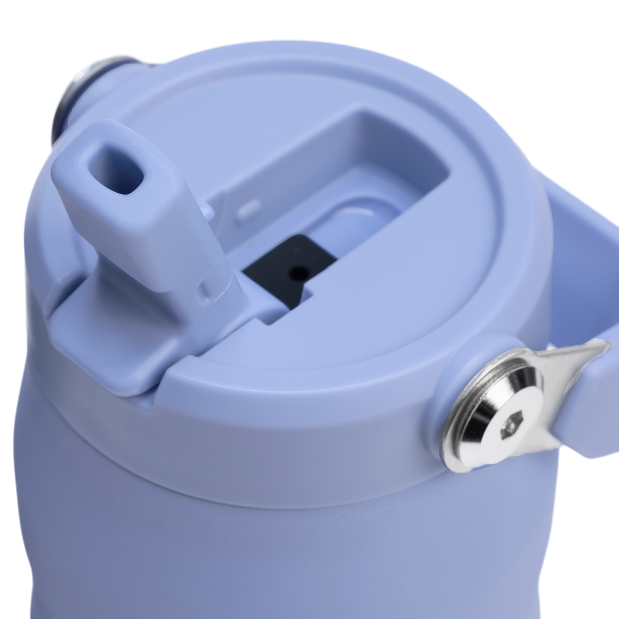 Stanley IceFlow Bottle with Flip Straw Lid 0.7L flip straw lid open showing wide spout