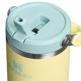 Stanley IceFlow Flip Straw Tumbler - 30 oz, yellow and blue with flip straw lid