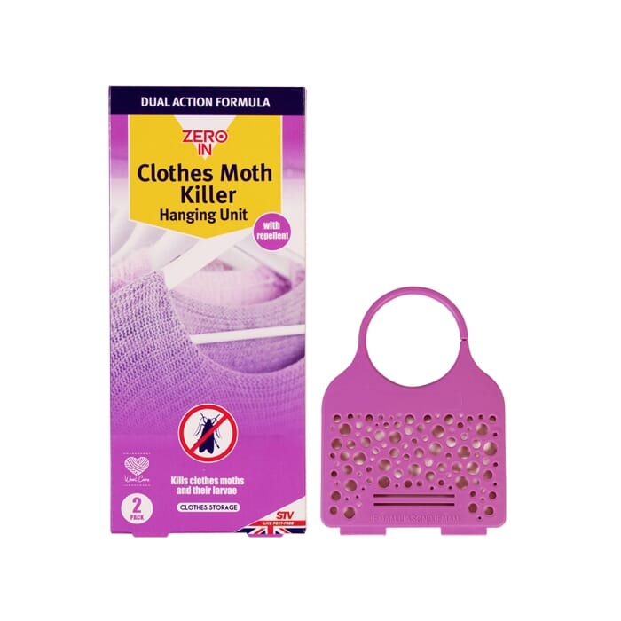 Clothes Moth Killer Hanging Unit - Twinpack