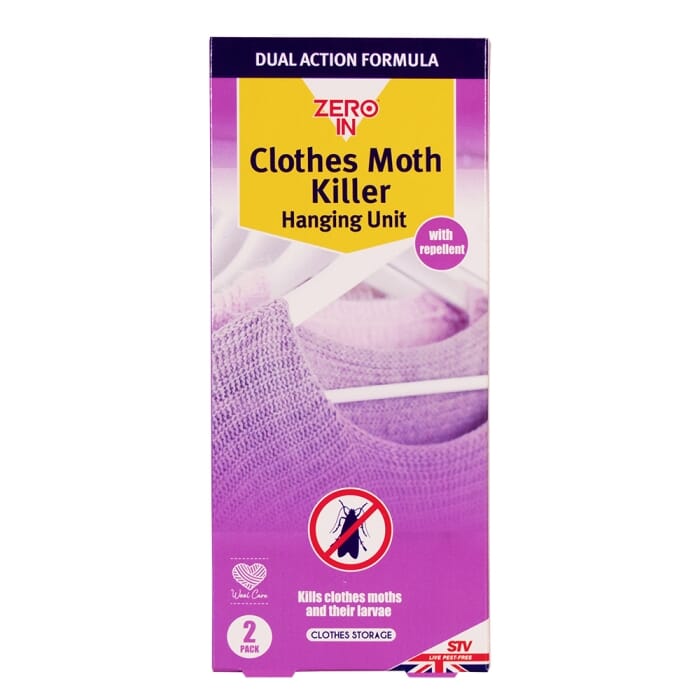 Clothes Moth Killer Hanging Unit - Twinpack