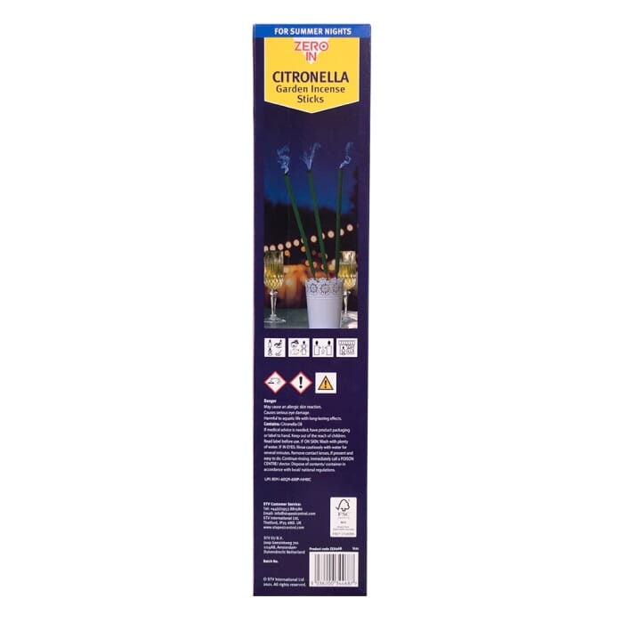 Citronella Garden Incense Stick - 6-Pack