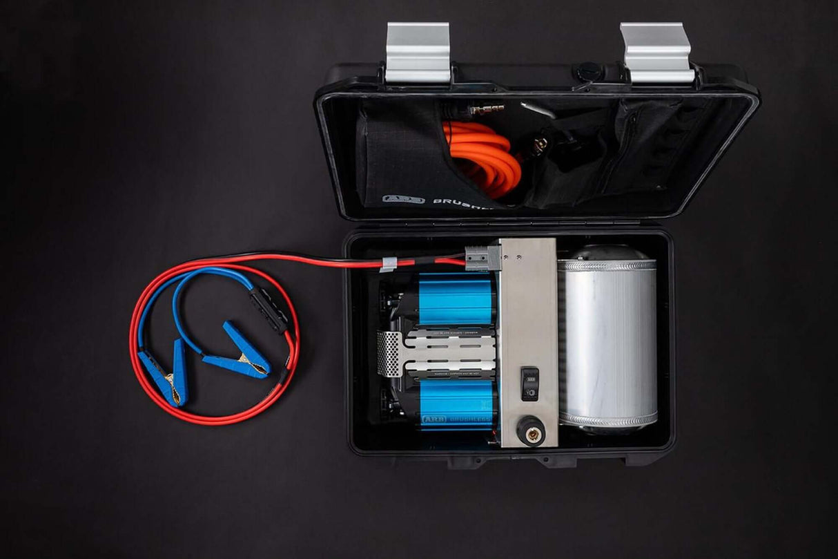 ARB Portable Brushless Twin Motor Onboard 12V Air Compressor upper view