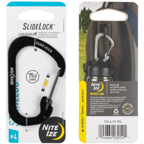Nite Ize SlideLock Carabiner Stainless Steel Secure Clip