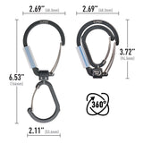 FlipOut Dual Carabiner