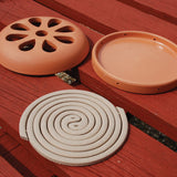 Citronella Terracotta Burner and Coil - 6-Pack