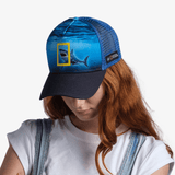 Buff Trucker Cap National Geographic Seons Navy