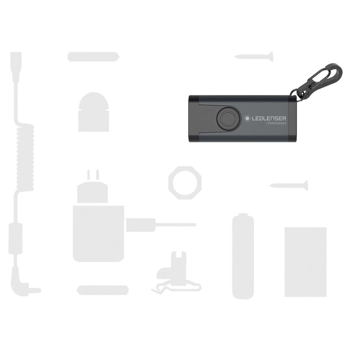 Ledlenser Flashlight K4R Rechargeable Keychain Light