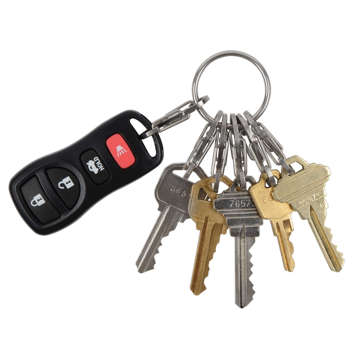 Nite Ize Keyring Steel S-Biner Durable Key Clip