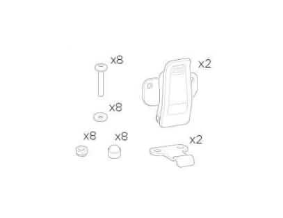 Thule Lock And Hook for Car Tent - 2 Pieces - 1500055414