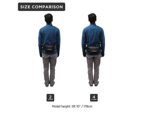 Overboard Pro-Light Waterproof Waist Pack 2L Travel Hip Bag