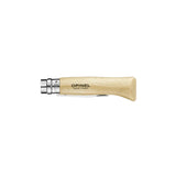 Opinel Traditional Stainless Steel Knife, model N°06 with Virobloc® safety ring, ideal for outdoor activities and small crafts.